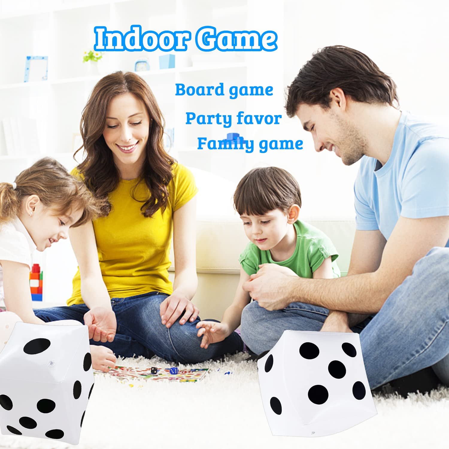 Summer Inflatable Yatzy Dice Yahzee Dices Game Kids Toys 2023 Summer Toys