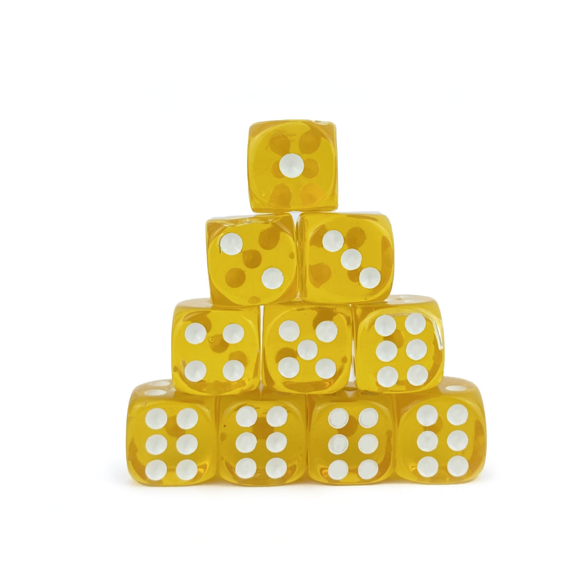 High Quality clear transparent plastic D6 round angle Colors mini bulk custom game dice