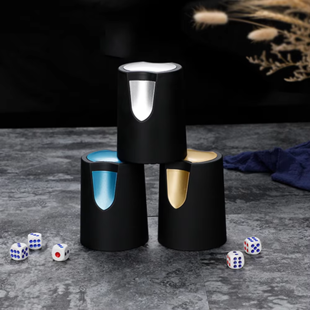 Wholesale Plastic Dice Cup 8*10cm Non-Slip Bar KTV Dice Cup Logo Customization