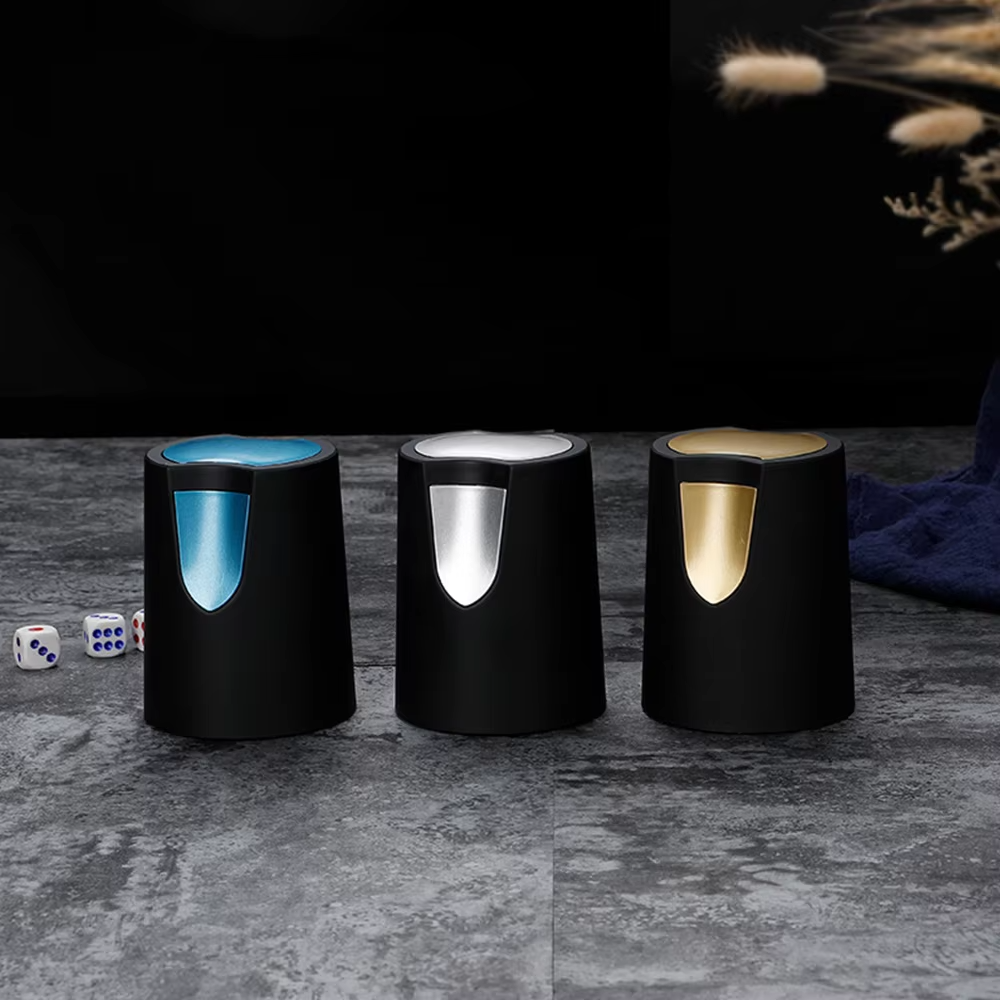 Wholesale Plastic Dice Cup 8*10cm Non-Slip Bar KTV Dice Cup Logo Customization