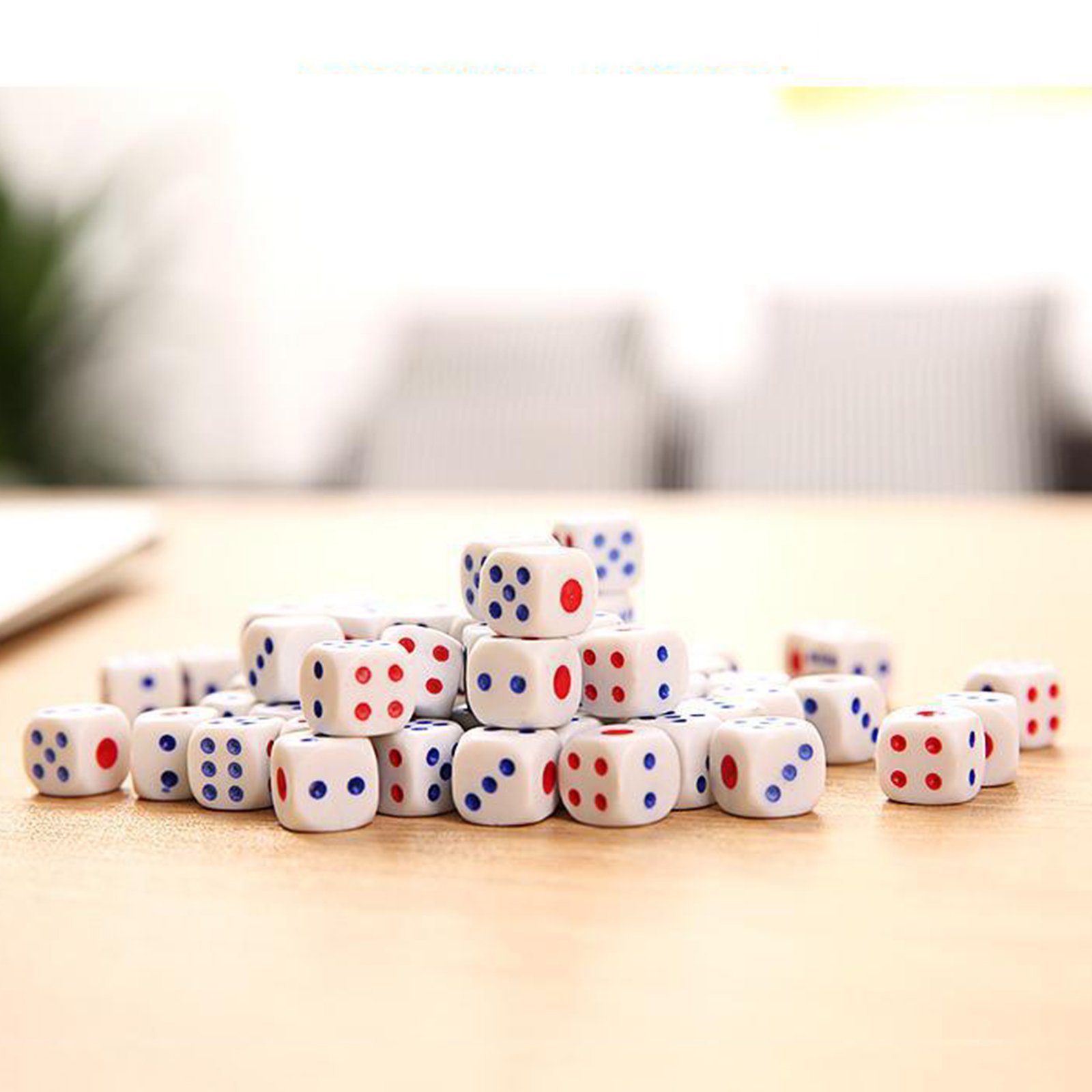 Bulk polyhedral runes d6 acrylic dice casino table games dice set dnd acrylic dice set
