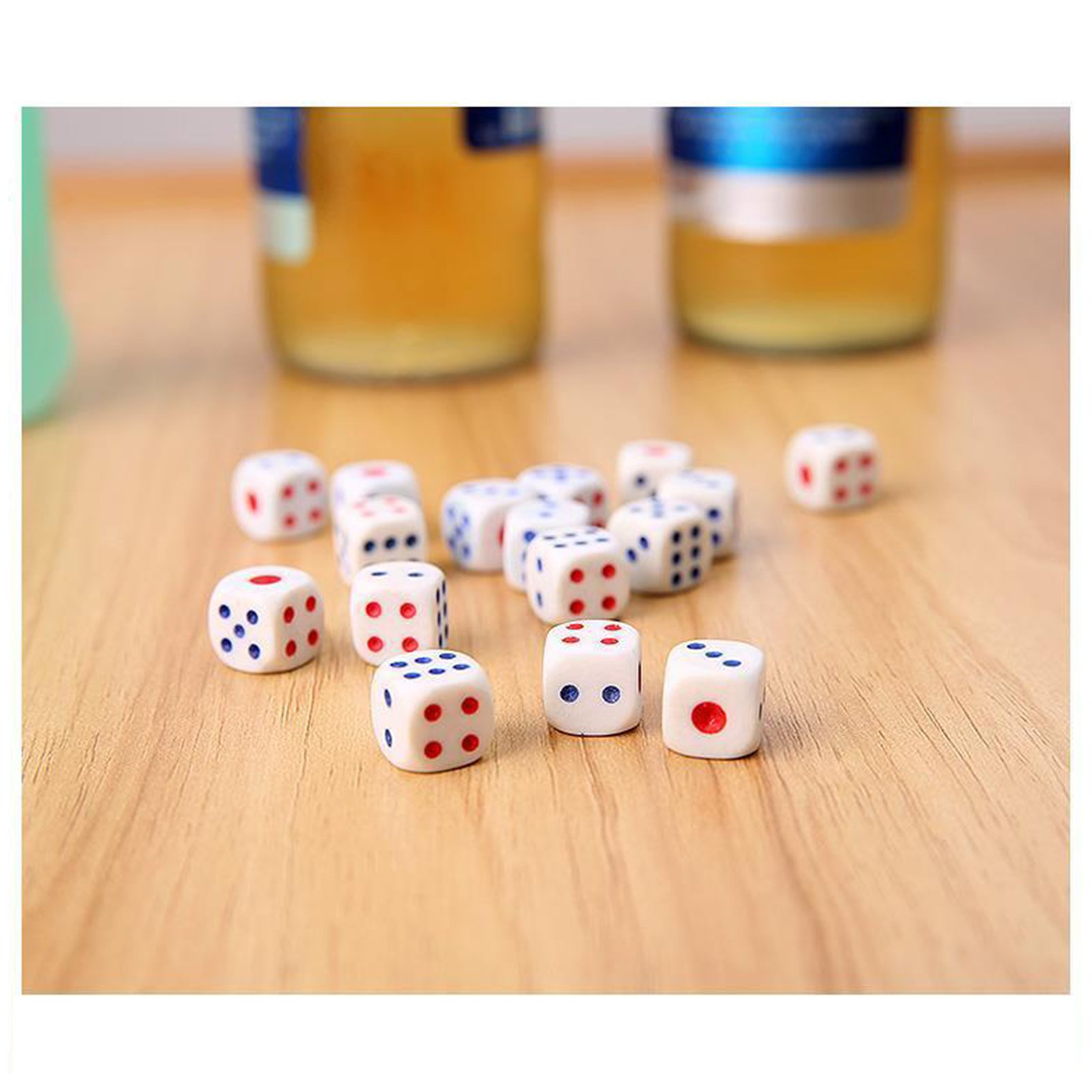 Bulk polyhedral runes d6 acrylic dice casino table games dice set dnd acrylic dice set