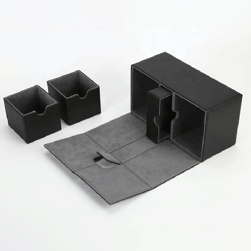 Yuantuo 200+ MTG Trading Card Box Custom Logo Cubierta De Caja Tcg Yugioh Game Deck Card Box