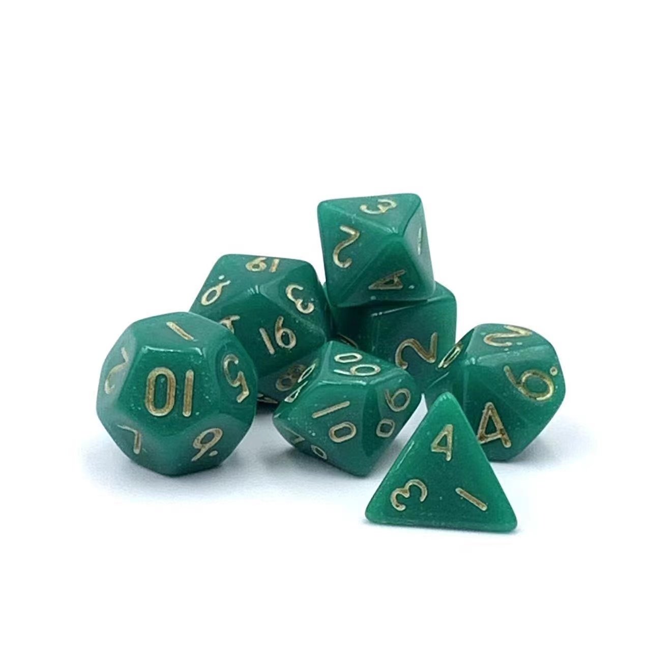 Acrylic colorful 10mm mini 7pcs RPG DND Board Game Warhammer New Release Factory Price dice set
