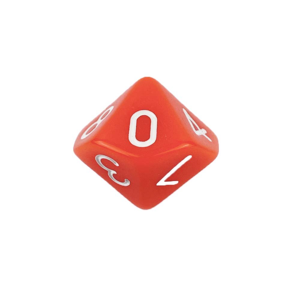 Acrylic D10 Dice Solid Color Dice Game Transparent Pearl Pattern Dice Broad Game
