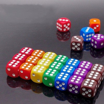 RM 16mm 20 25 30 Resin color dice transparent black and white dice set d6 customized acrylic plastic custom logo clear dice game