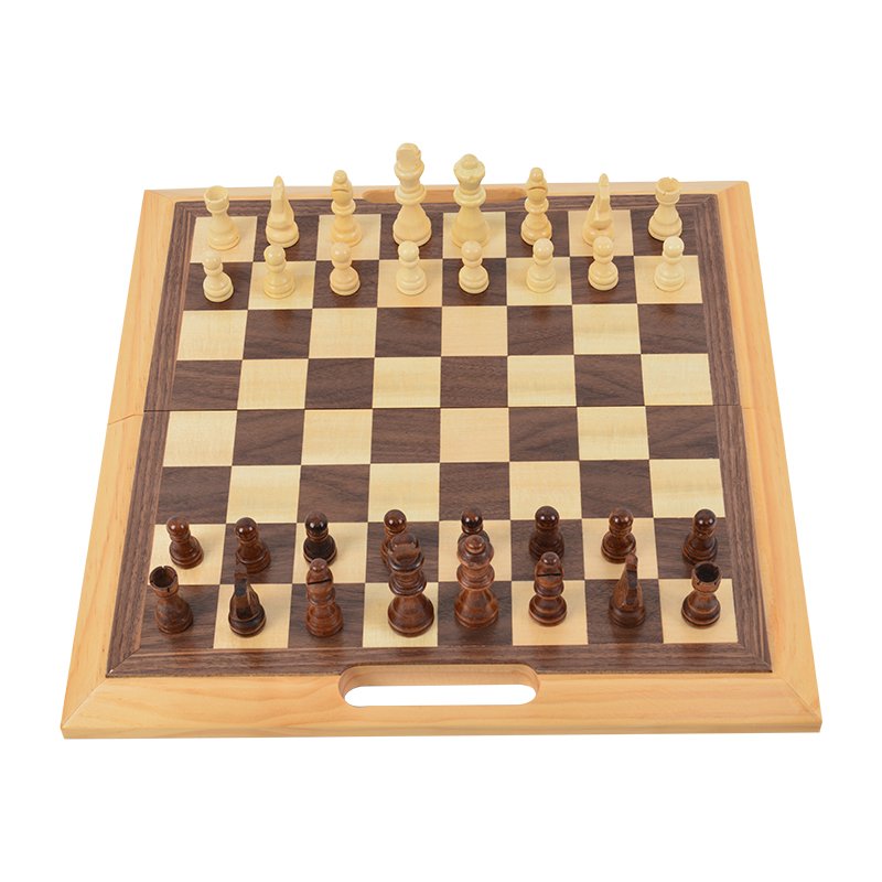 Unique Educational Wooden Backgammon Game Set With Dice Tableware Foldable chess Board Game With High Quality Wood