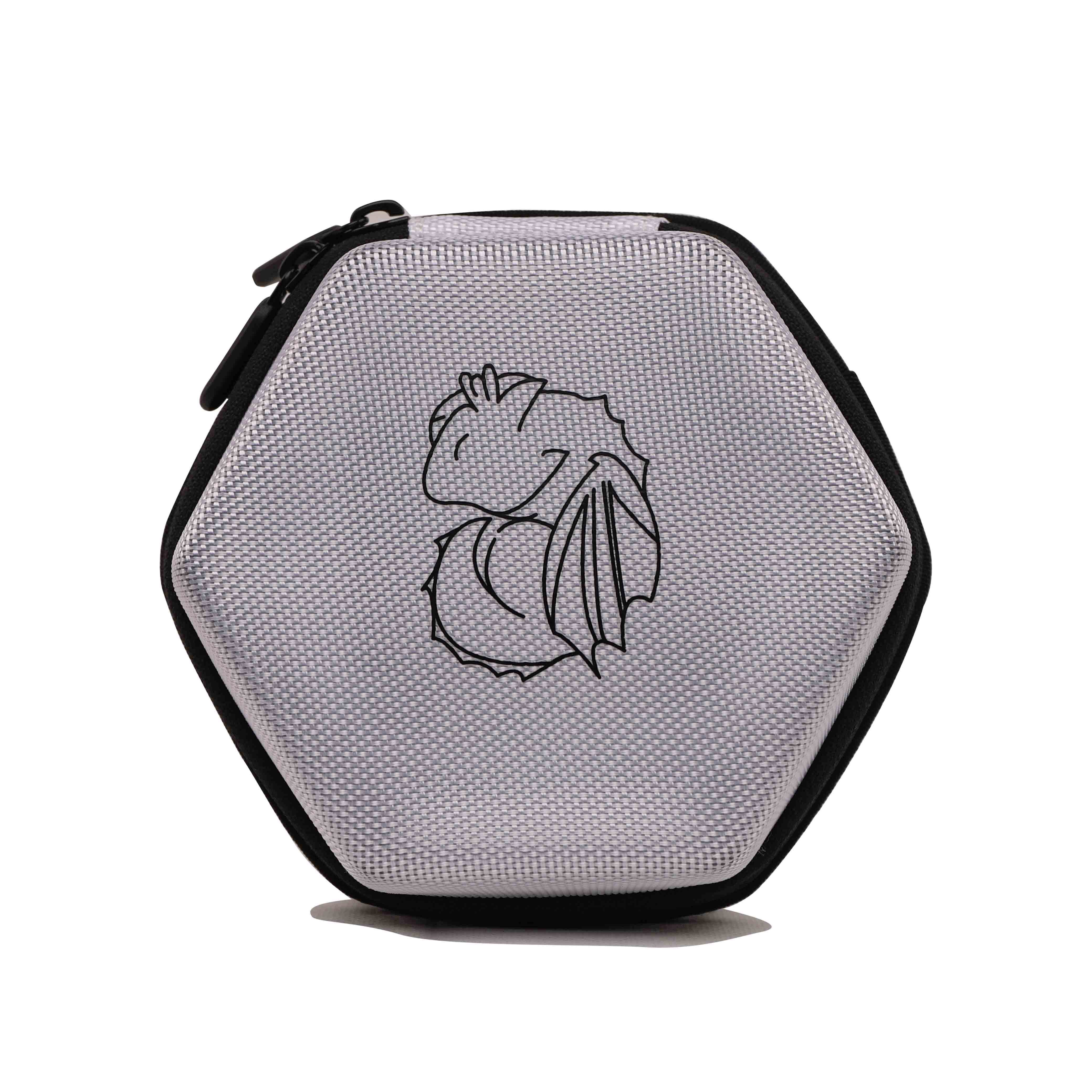 Custom Printed EVA Case of Dice with Dice Tray, D&D and RPG Gaming Dice Storage Case for Game