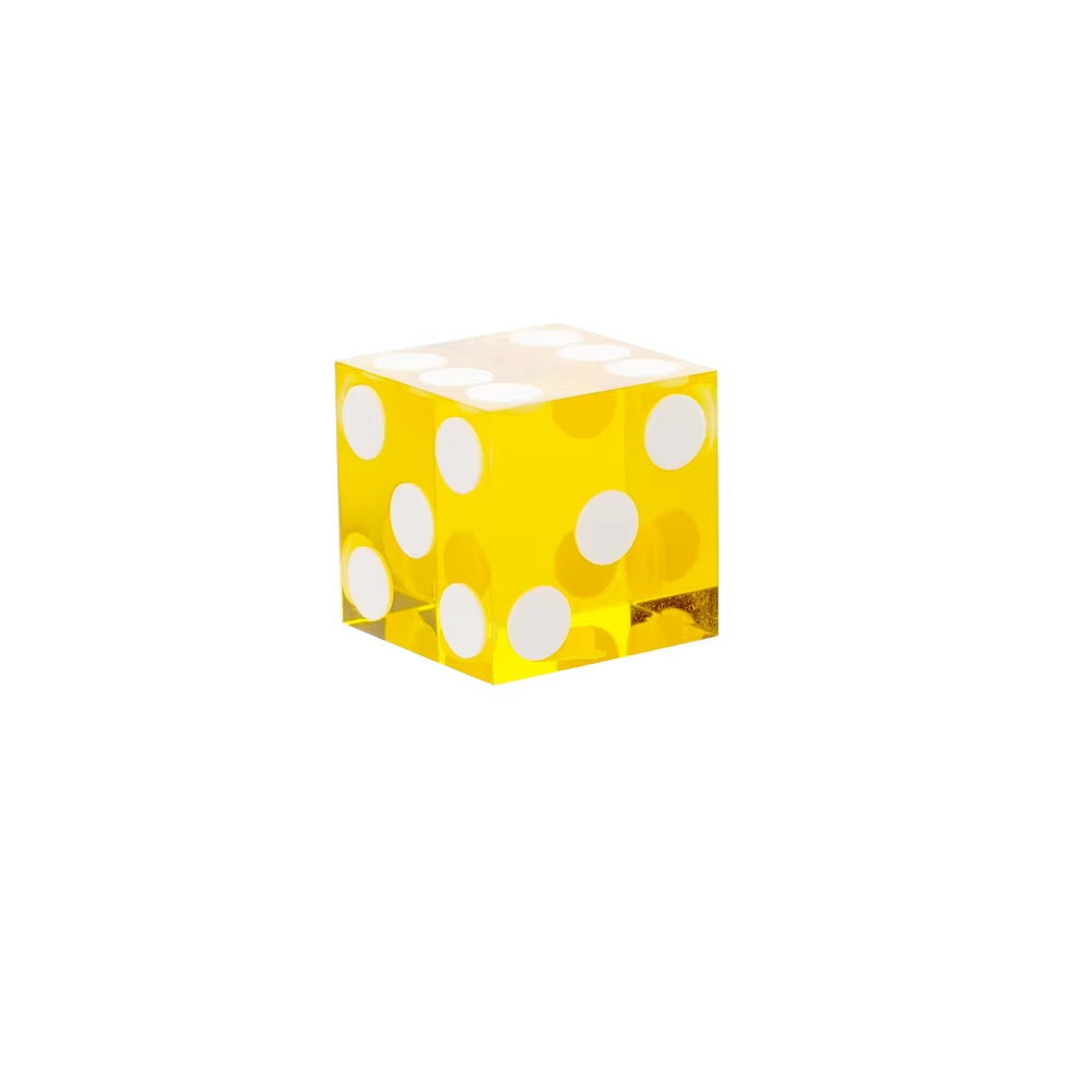 Custom Profession 19mm casino Dice 5 Of Set Perfect Dice High precision Super transparent