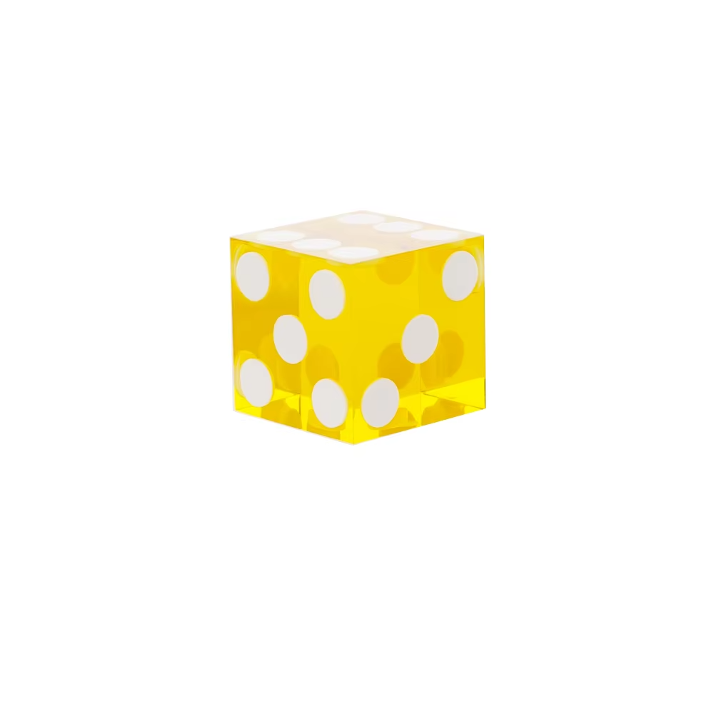 Custom Profession 19mm casino Dice 5 Of Set Perfect Dice High precision Super transparent