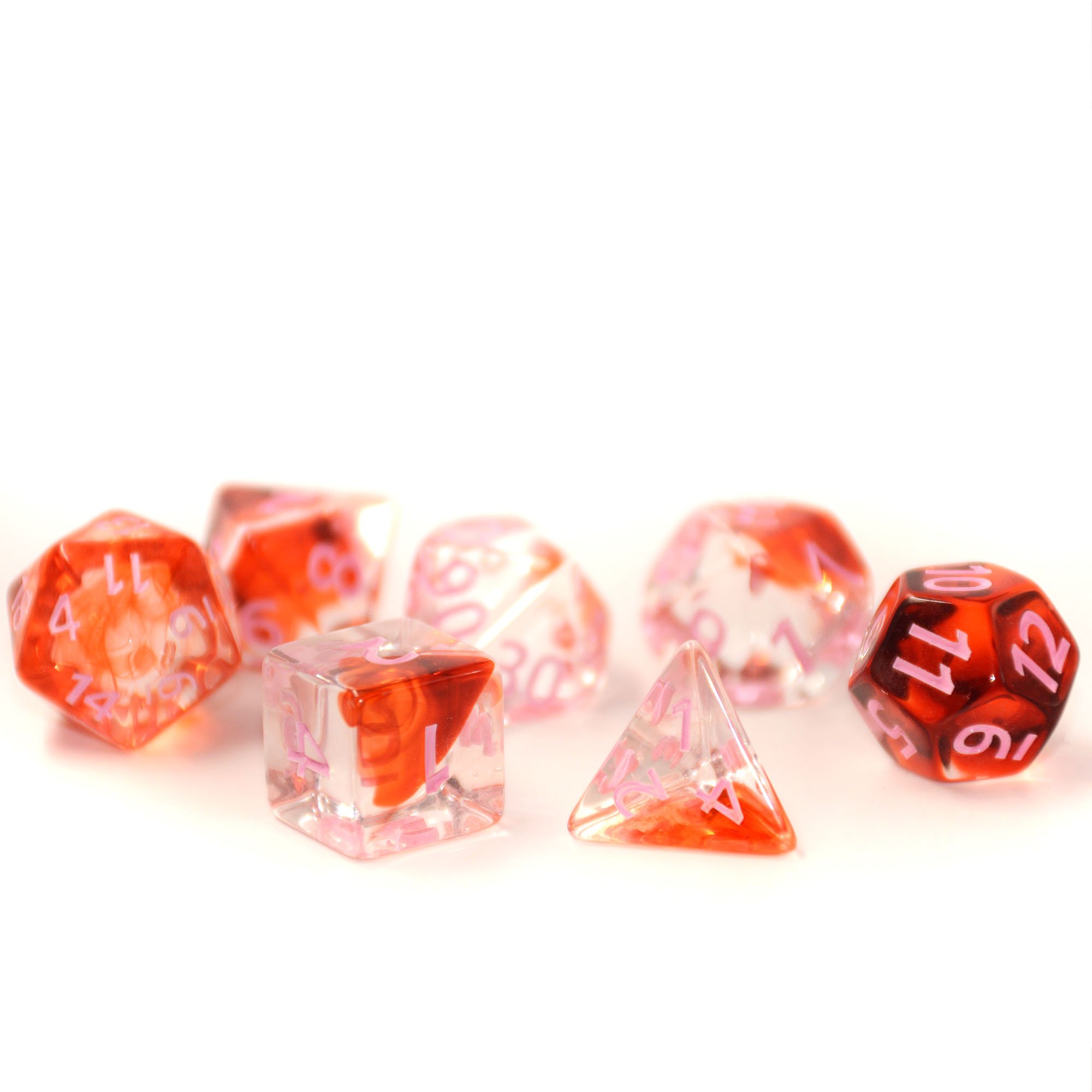 Hot Sale D20 Acrylic Dice Tower Card game light Up Dice RPG DnD Tabletop Games High Quality Dice