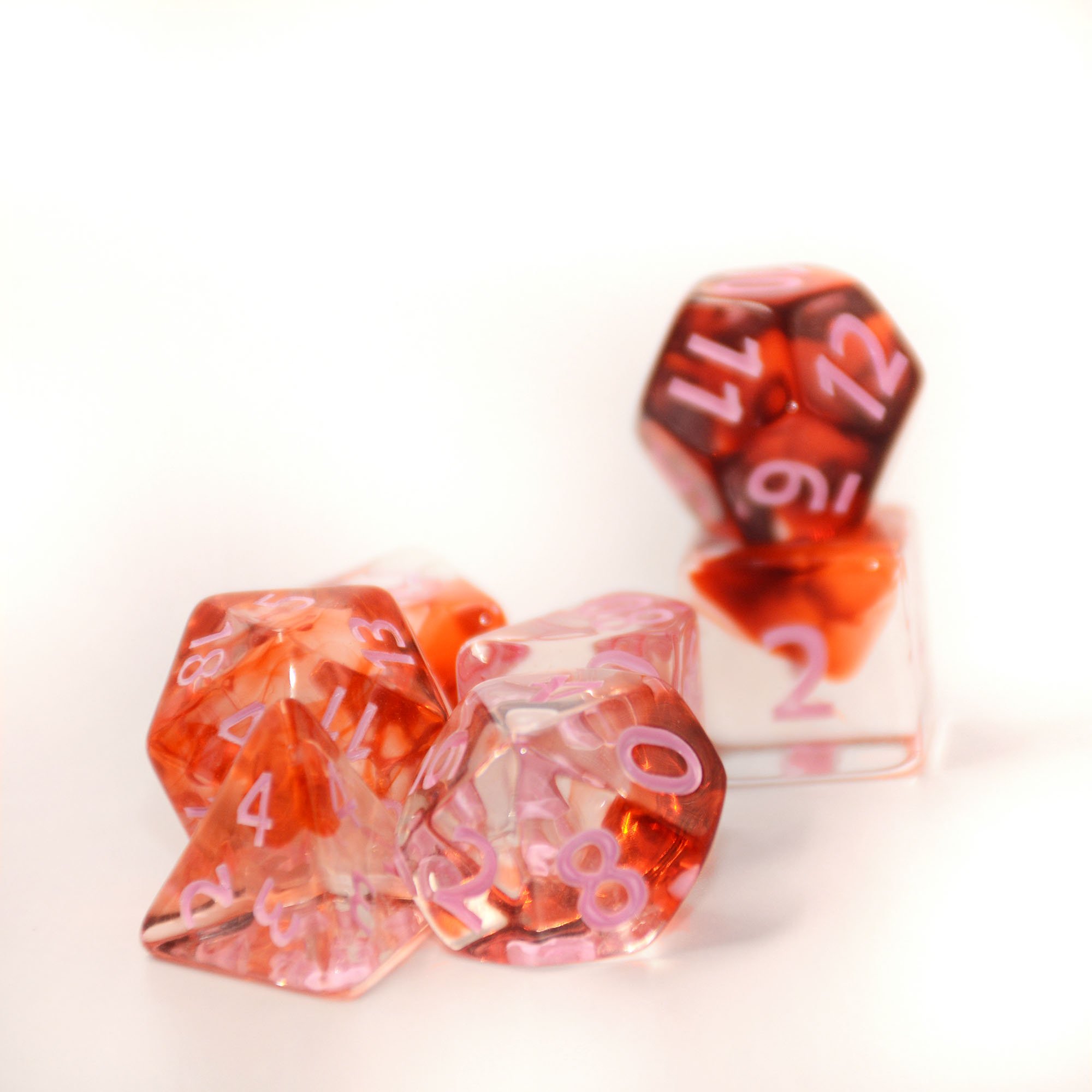 Hot Sale D20 Acrylic Dice Tower Card game light Up Dice RPG DnD Tabletop Games High Quality Dice