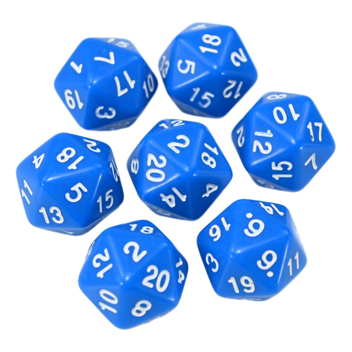 New Style Swirl 2 Mixed Colors Polyhedral Gaming Acrylic Resin Dice Set for D&D Club Organizer
