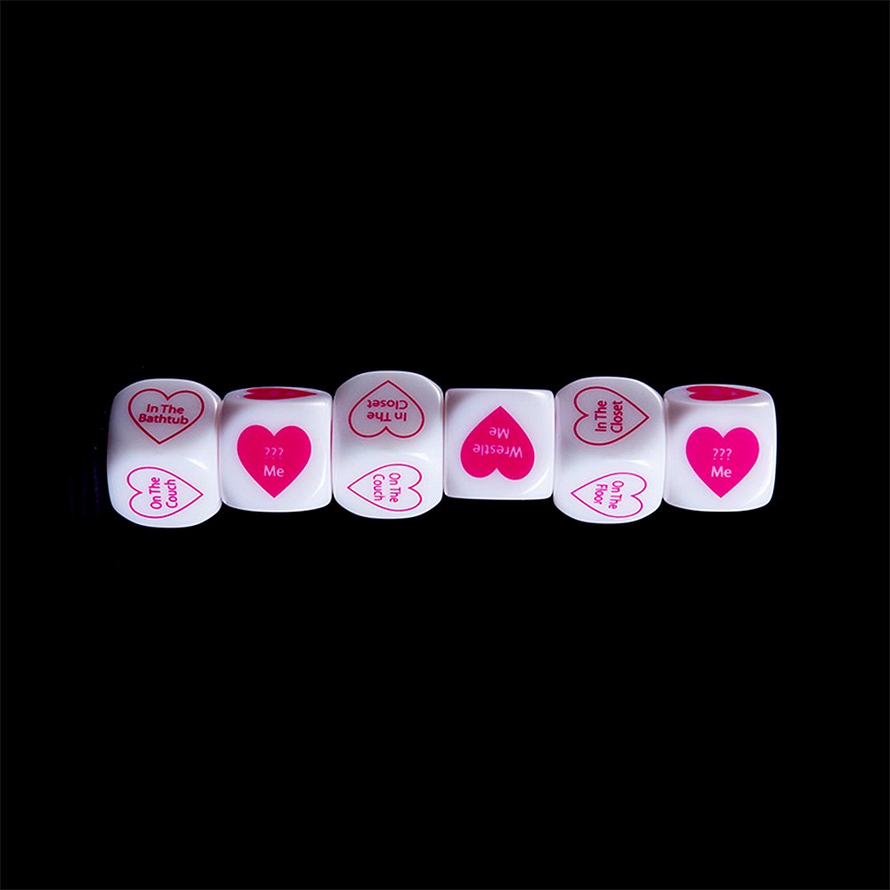 Acrylic 20mm D6 2 Pieces Per Set Rounded Corners Couple Action Dice Dice Game Custom Dice