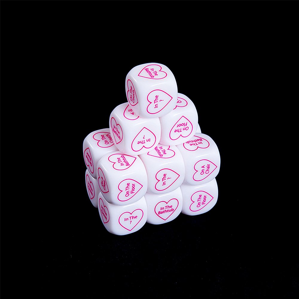 Acrylic 20mm D6 2 Pieces Per Set Rounded Corners Couple Action Dice Dice Game Custom Dice