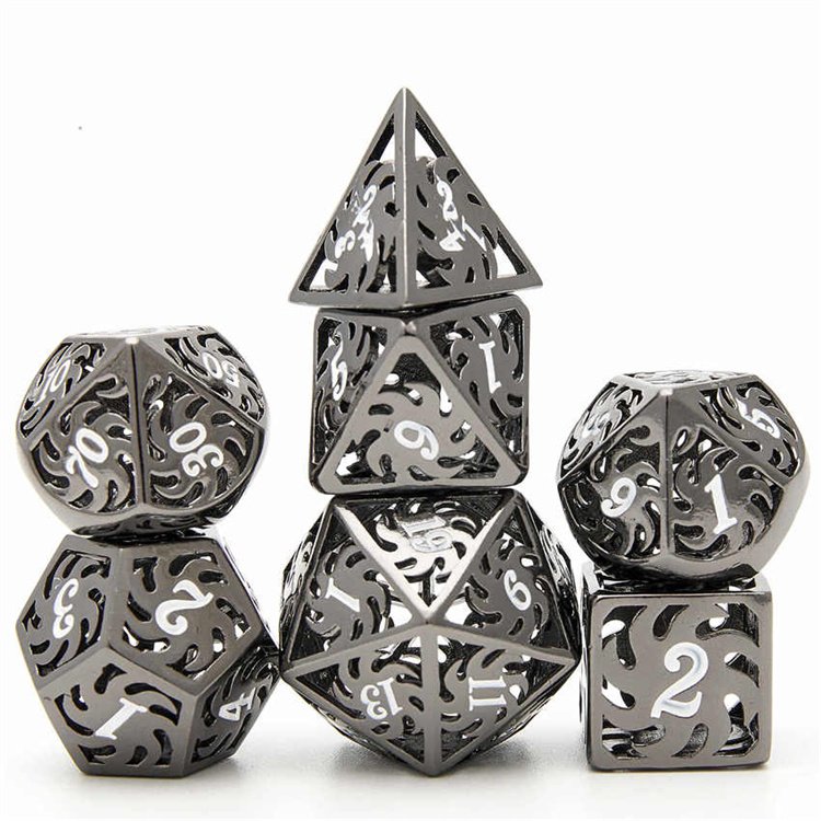Hot Sale Custom Dnd Resin Dice Set Rpg Board Or Card Games High Quality Role-playing Dice Set