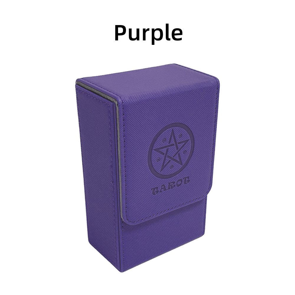 Torson 100+ Pu Leather Tarot Set Board Game Storage Box Dice And Boxes Cards In Spanish Storage Tarot Card Deck