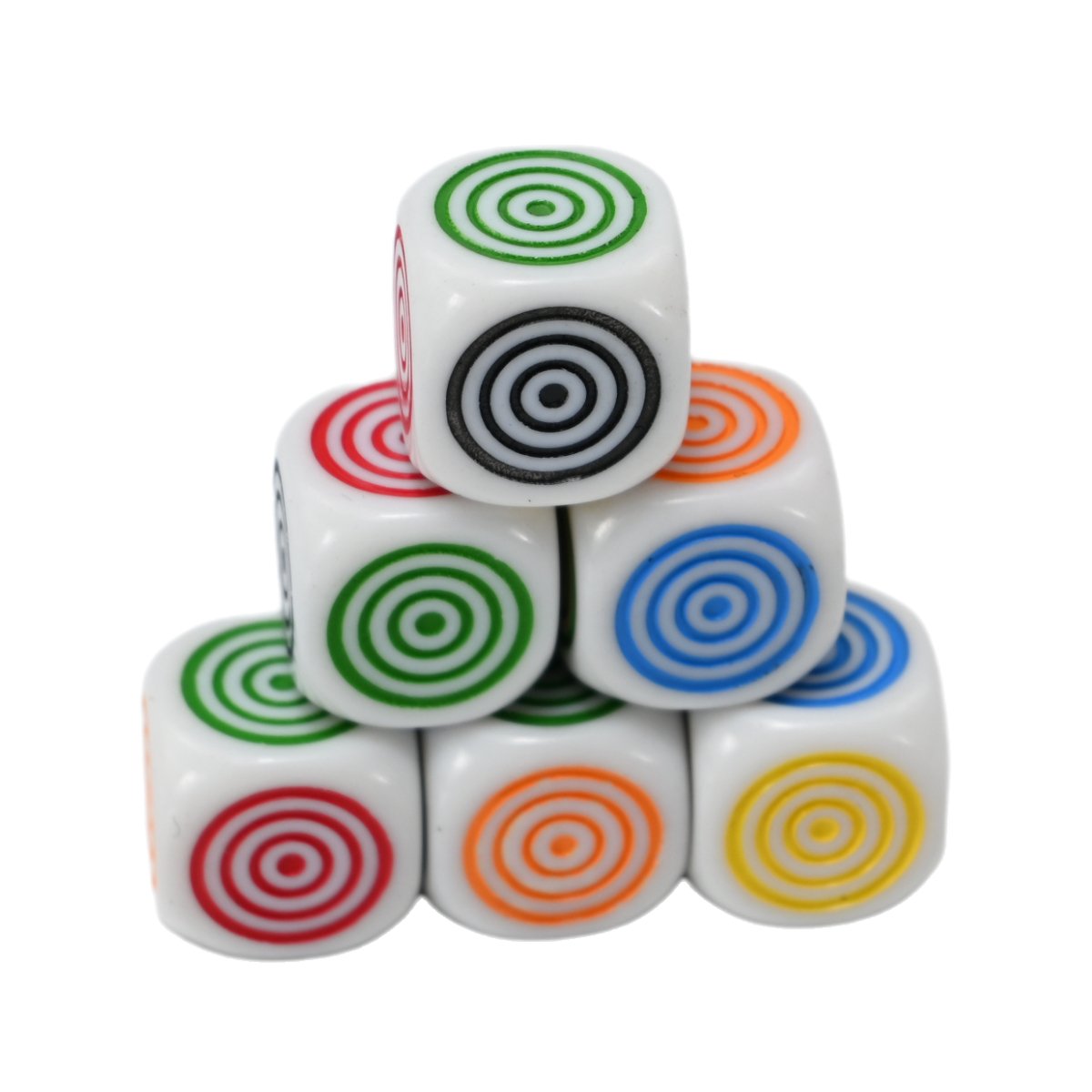 Hot Selling Wholesale Professional Recreational Choose Bulk Dice Resin Dice 16Mm D6 Casino Circle Point Dice
