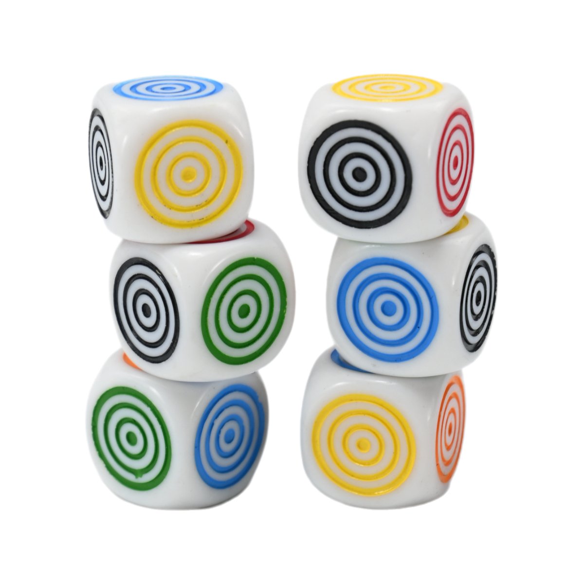 Hot Selling Wholesale Professional Recreational Choose Bulk Dice Resin Dice 16Mm D6 Casino Circle Point Dice