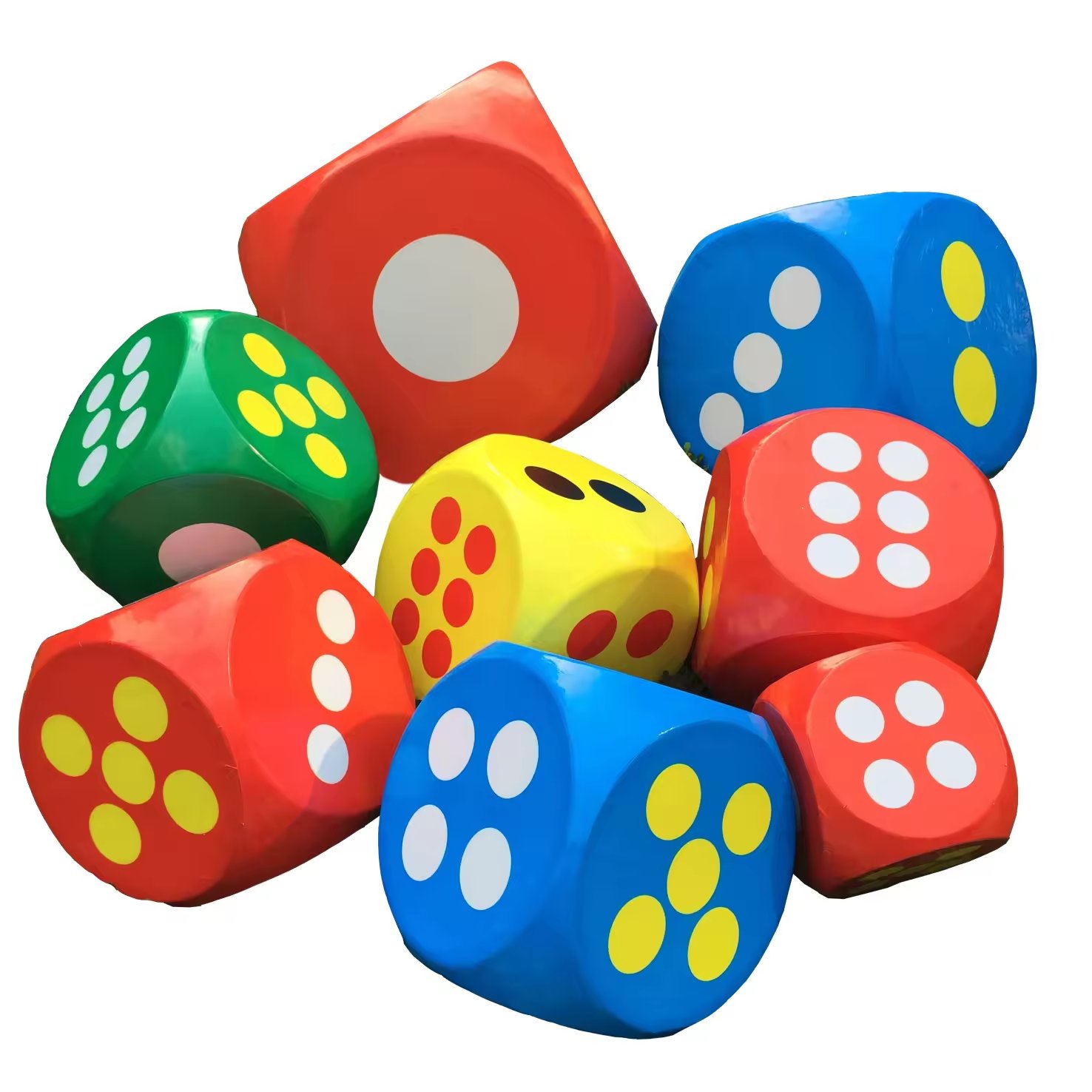 Large Dice Foam Dice 15, 20 ,30 ,40 50CM Big Dice for Party Game 6 Numbered Dice Custom text
