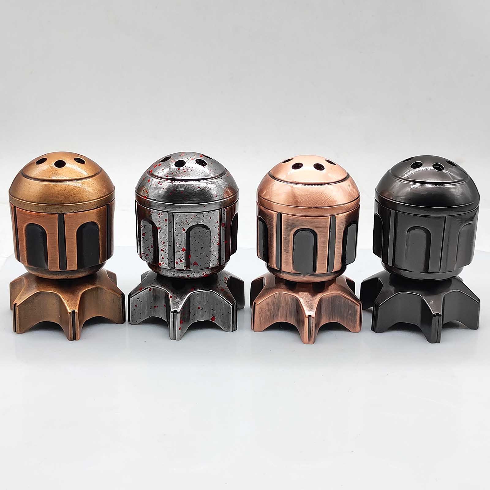 MINI PLANET Metal Rocket Launcher Rotating Bullet Dice Set For RPG Dungeons & Dragons Board Game Bullet Dice Set DND Dice Set