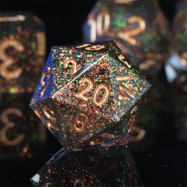 Mini Planet Handmade dice Dnd dice high quality mini board game Resin TRPG Desktop GamesDragon and Dungeon Dice