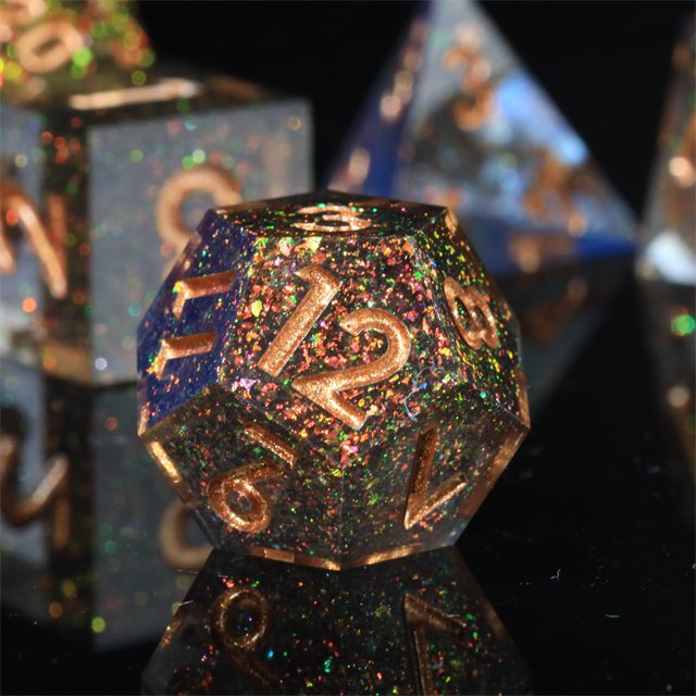 Mini Planet Handmade dice Dnd dice high quality mini board game Resin TRPG Desktop GamesDragon and Dungeon Dice