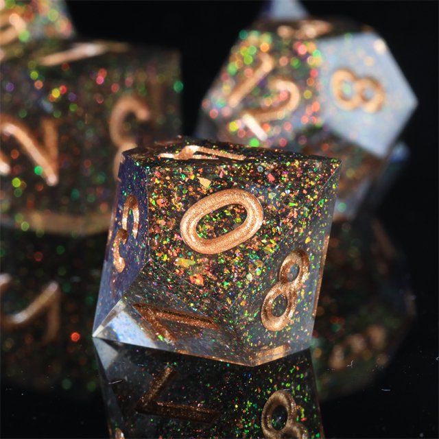 Mini Planet Handmade dice Dnd dice high quality mini board game Resin TRPG Desktop GamesDragon and Dungeon Dice