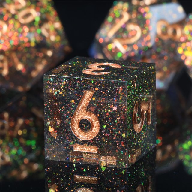 Mini Planet Handmade dice Dnd dice high quality mini board game Resin TRPG Desktop GamesDragon and Dungeon Dice