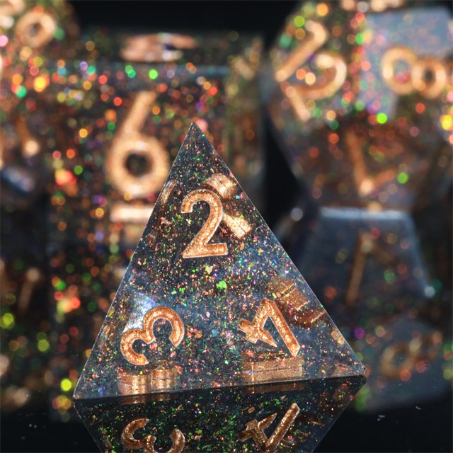 Mini Planet Handmade dice Dnd dice high quality mini board game Resin TRPG Desktop GamesDragon and Dungeon Dice