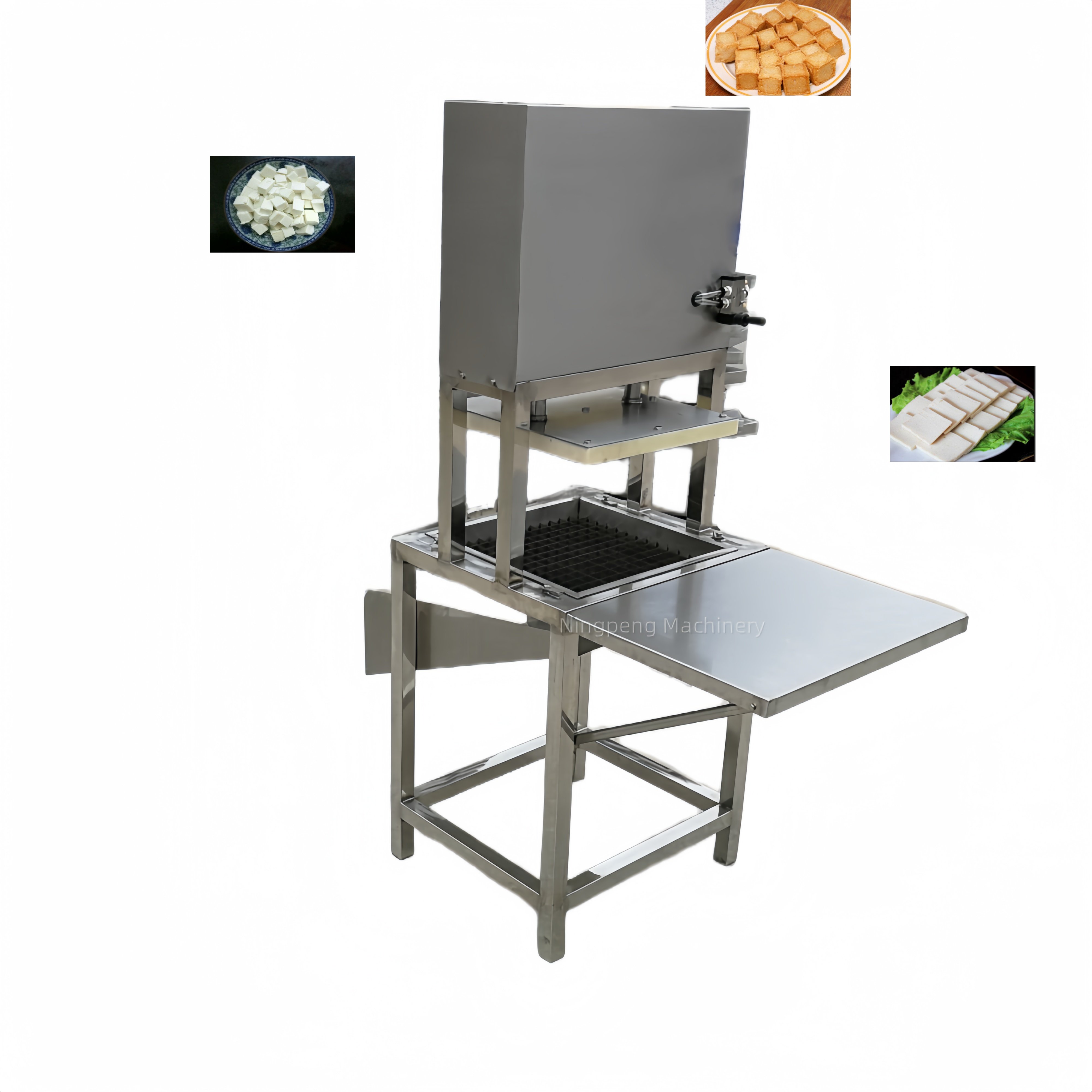 bean jelly cube dicing machine/seaweed cutter/kelp rhombus cutting machine