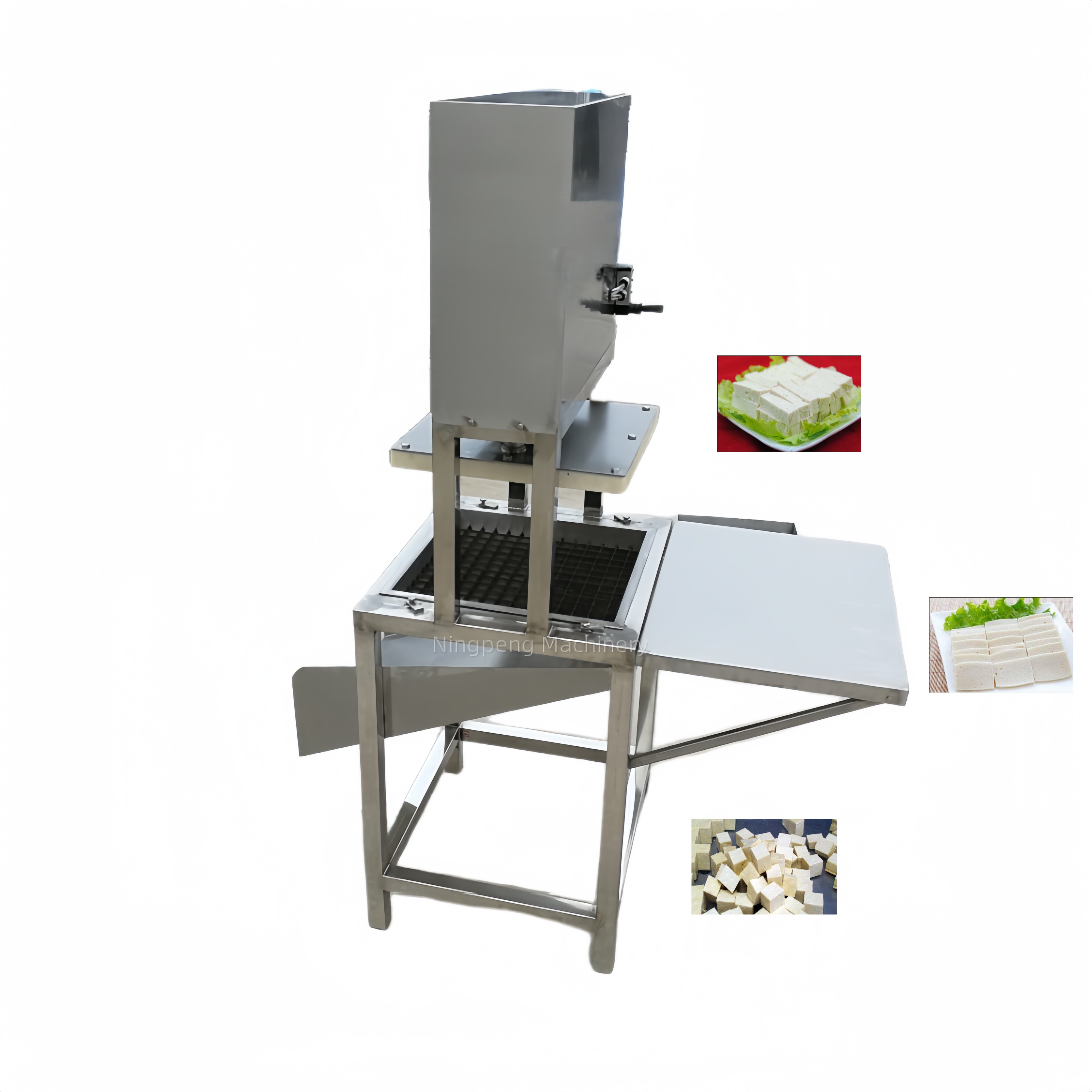 bean jelly cube dicing machine/seaweed cutter/kelp rhombus cutting machine