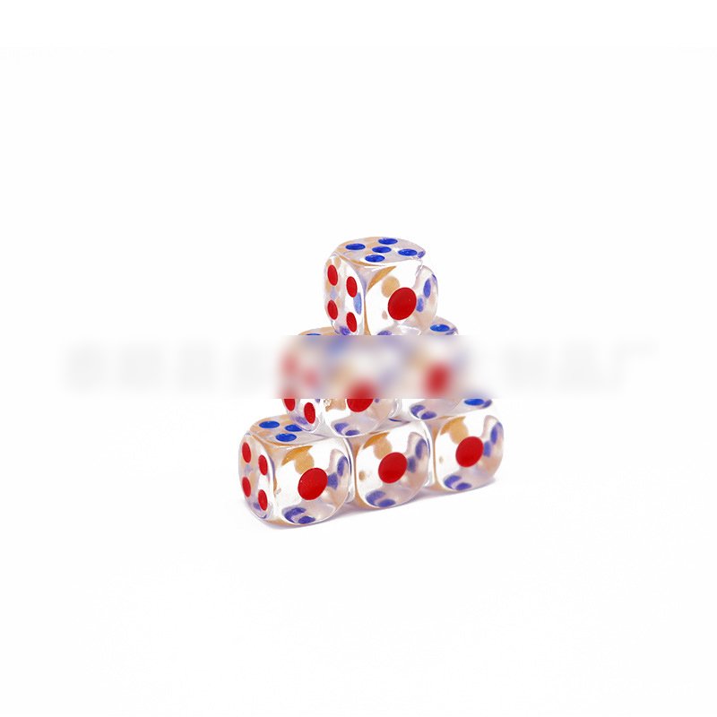 Wholesale Low Price Various Sizes Full Transparency Crystal Acrylic Dice For Casino Playing Games