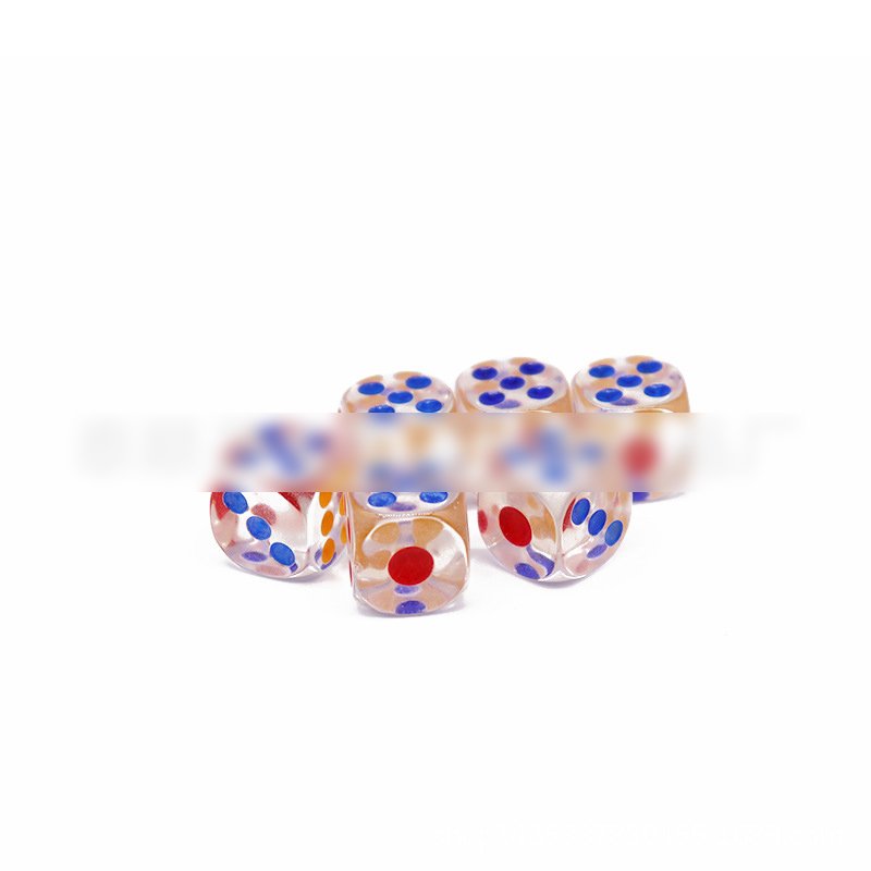 Wholesale Low Price Various Sizes Full Transparency Crystal Acrylic Dice For Casino Playing Games