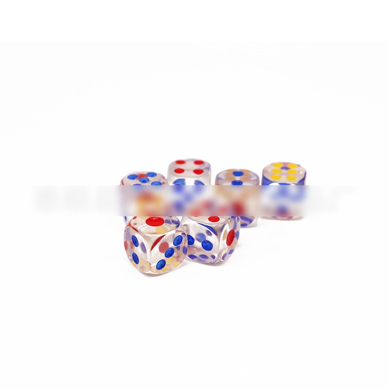 Wholesale Low Price Various Sizes Full Transparency Crystal Acrylic Dice For Casino Playing Games