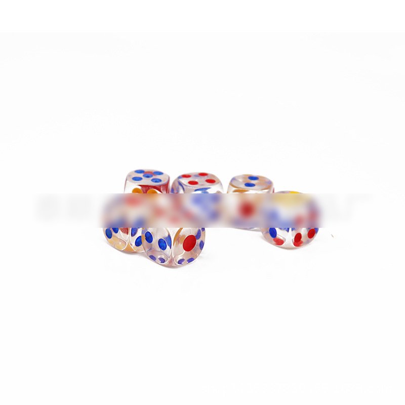 Wholesale Low Price Various Sizes Full Transparency Crystal Acrylic Dice For Casino Playing Games