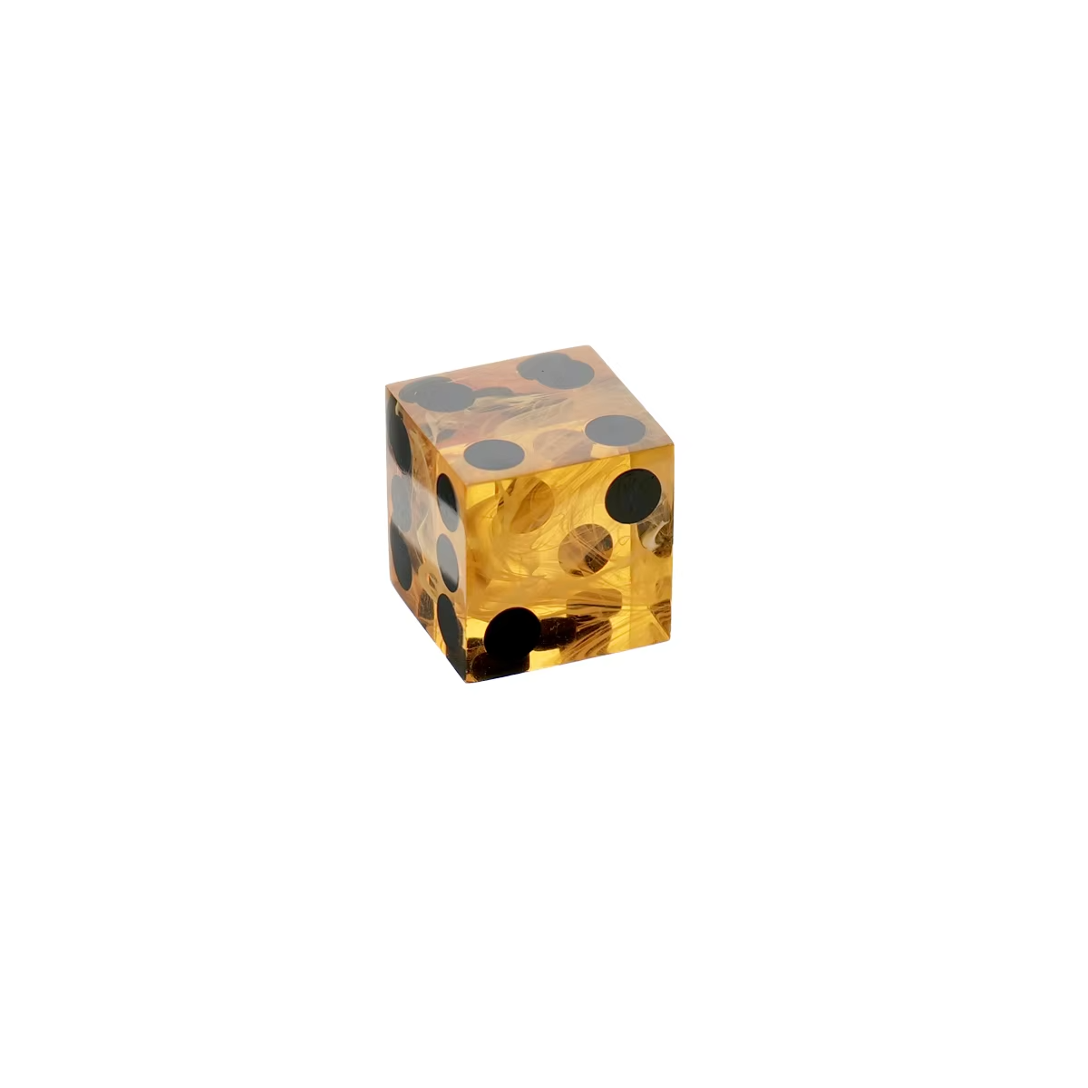 19mm High Precision Custom Dice Acrylic Transparent Dice Set Casino Dice