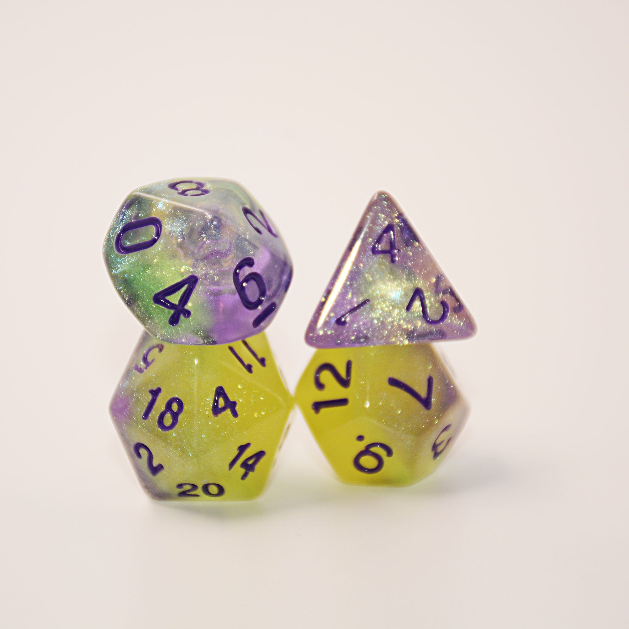 Polyhedral Galaxy Dice DND Board Game Plastic 16mm Opp Bag Resin Guaranteed 4-20sides CN;GUA Round