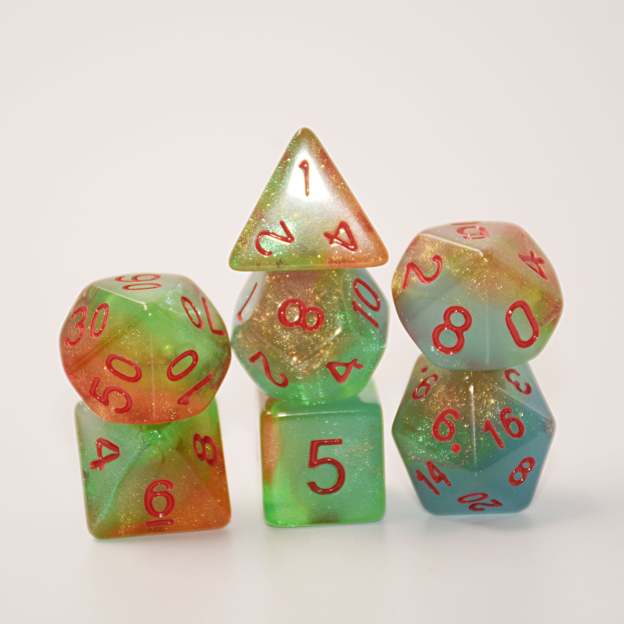 Polyhedral Galaxy Dice DND Board Game Plastic 16mm Opp Bag Resin Guaranteed 4-20sides CN;GUA Round