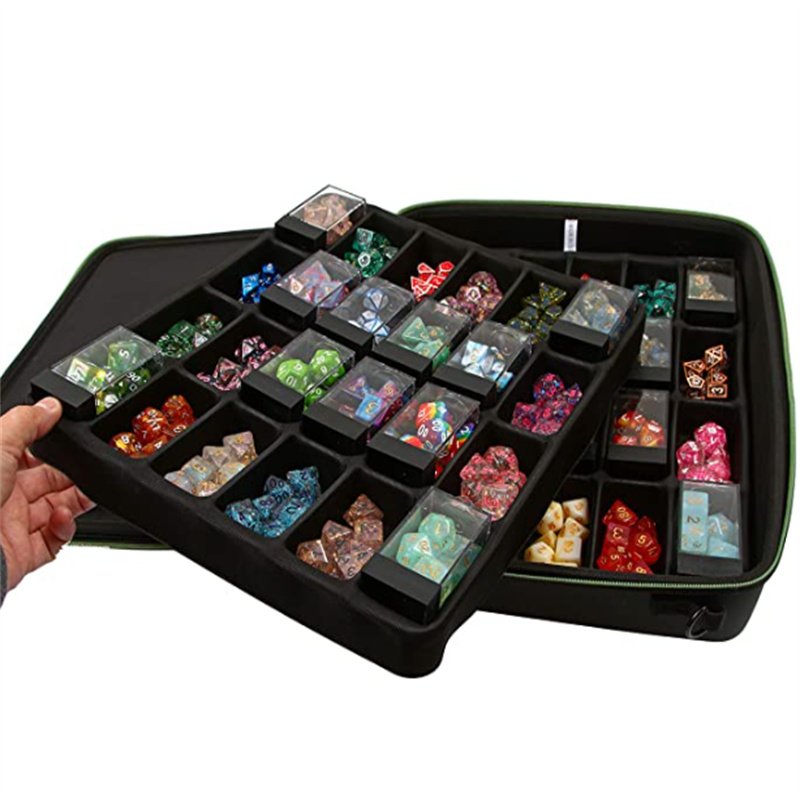 Udixi Custom PU Leather Dice Bags And Dice Case - Holds DND Dice