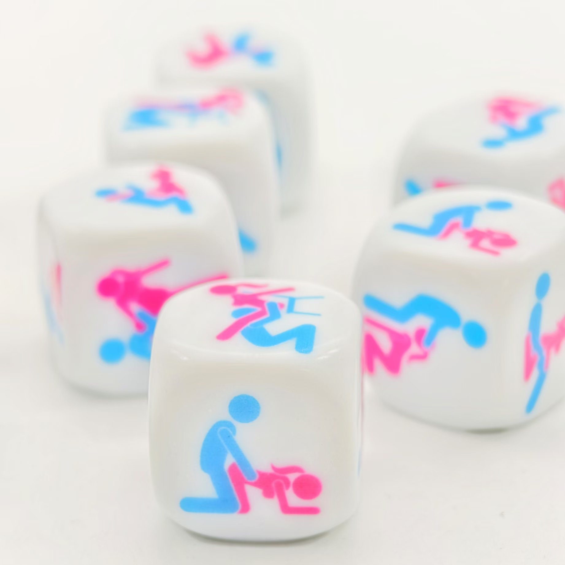 adult board games luxury entertainment products casino dice acrylic plastic 16mm couples date sexy mini dice set