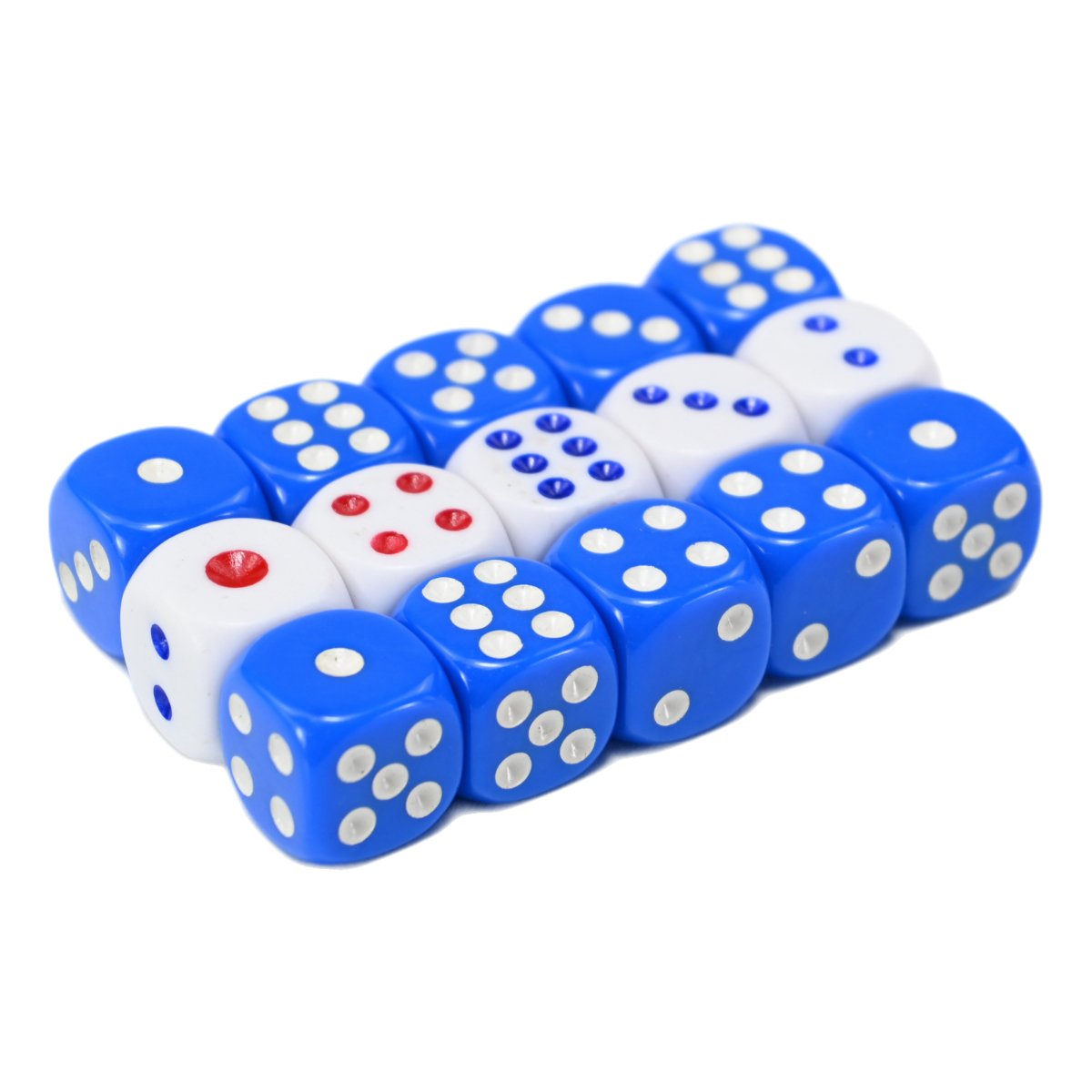 High Quality Factory 16MM 6 Sided Colorful Acrylic Casino Game Dice for Gambling and Dot Betting Dice Set Bulk