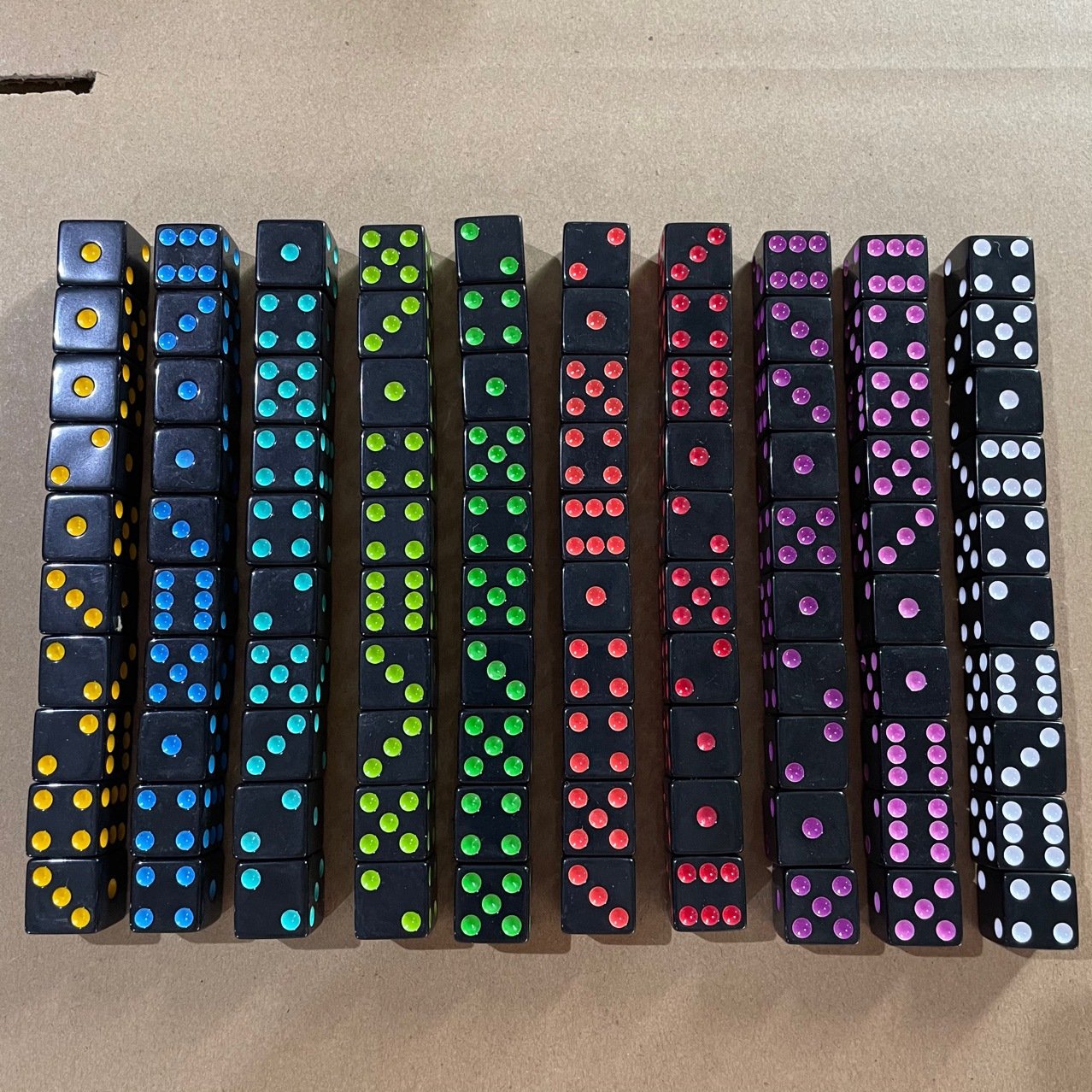 bulk acrylic backgaammon custom d6 bulk dice for RPG MTG DND Dice Table Games and Board Games