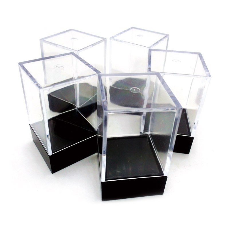 Customized Transparent Clear Acrylic Plastic Display Box Craps Dice Packaging Box