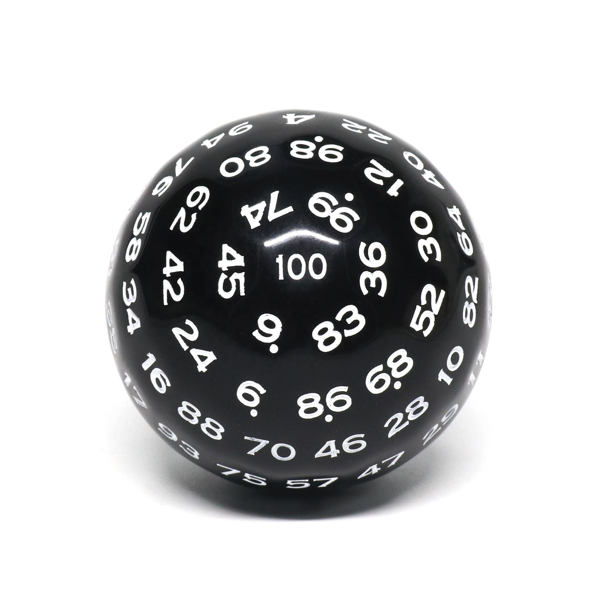 HD Dice 100 sides sided faces red blue green purple yellow black white plum colors 1-100 D100 Plastic Spherical ball dice