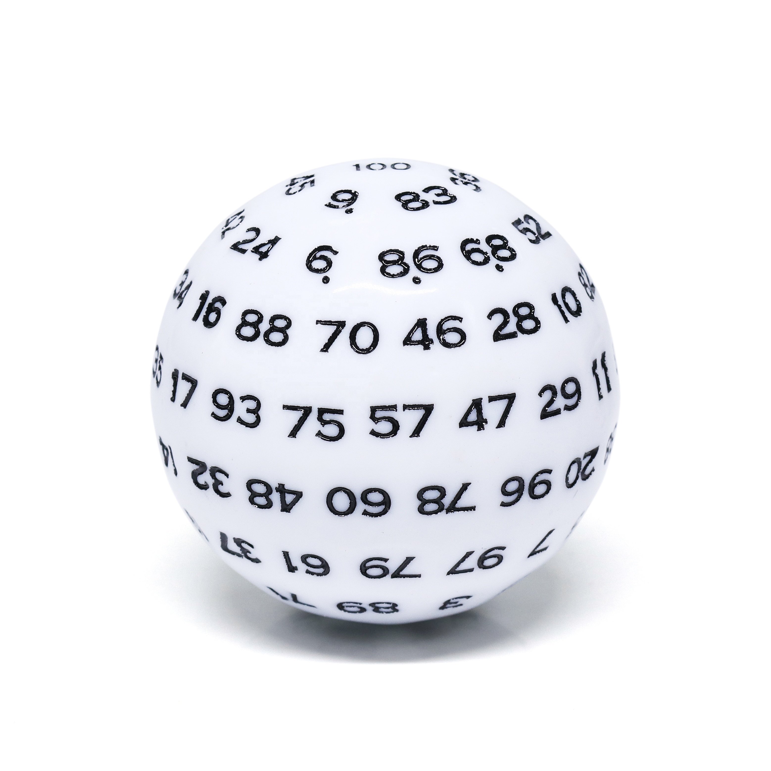 HD Dice 100 sides sided faces red blue green purple yellow black white plum colors 1-100 D100 Plastic Spherical ball dice