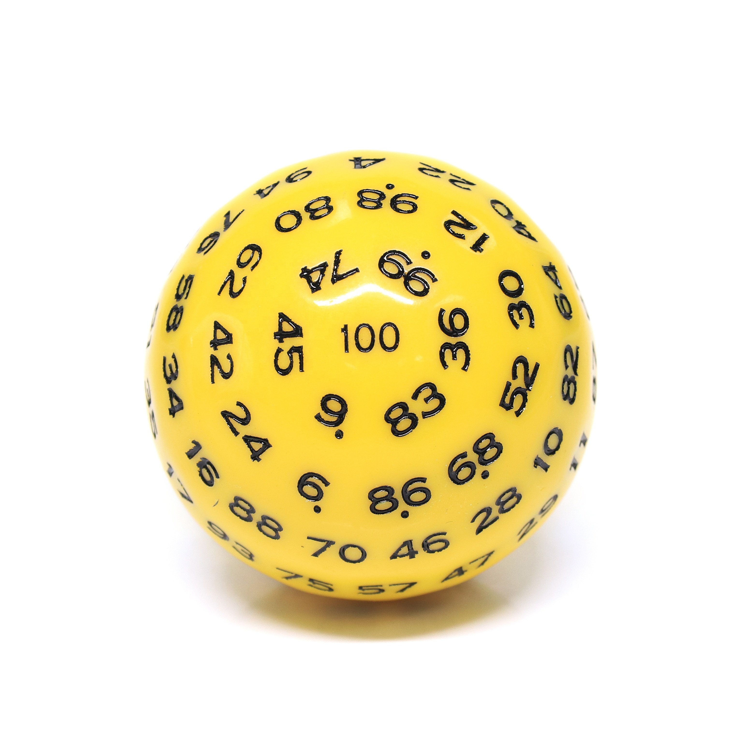HD Dice 100 sides sided faces red blue green purple yellow black white plum colors 1-100 D100 Plastic Spherical ball dice