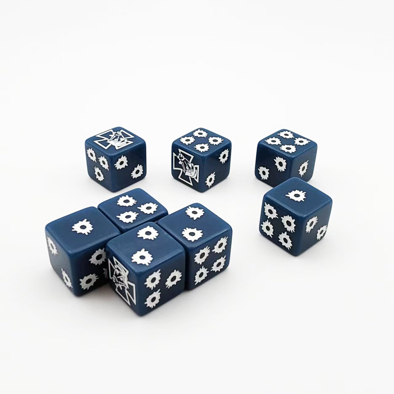 Custom Printed Engrave Polyhedral D6 dnd Dice Wholesale Acrylic Resin 16mm Casino Adult Bulk Dice Set Games
