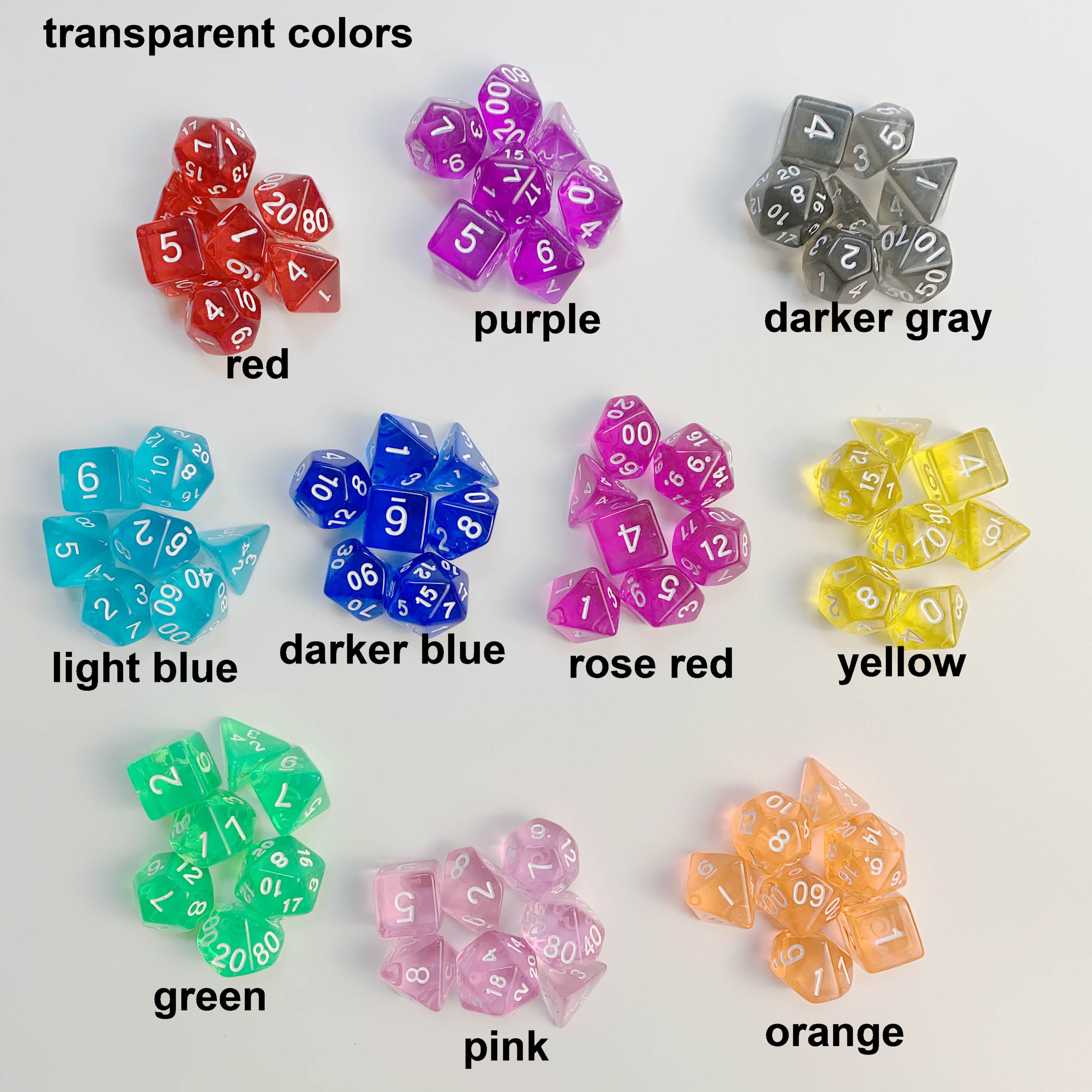 DND wholesale polyhedral exercise new 16 side multi side digital dice toy games dice counting with numbers dice sets