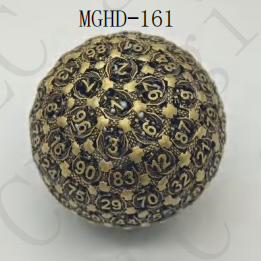 Best sales D100Metal Hollow RPG Game Dice Set-Polyhedron Dragon Head Dice Dungeon and Dragon 45MM D100 Metal Dice Set D&D
